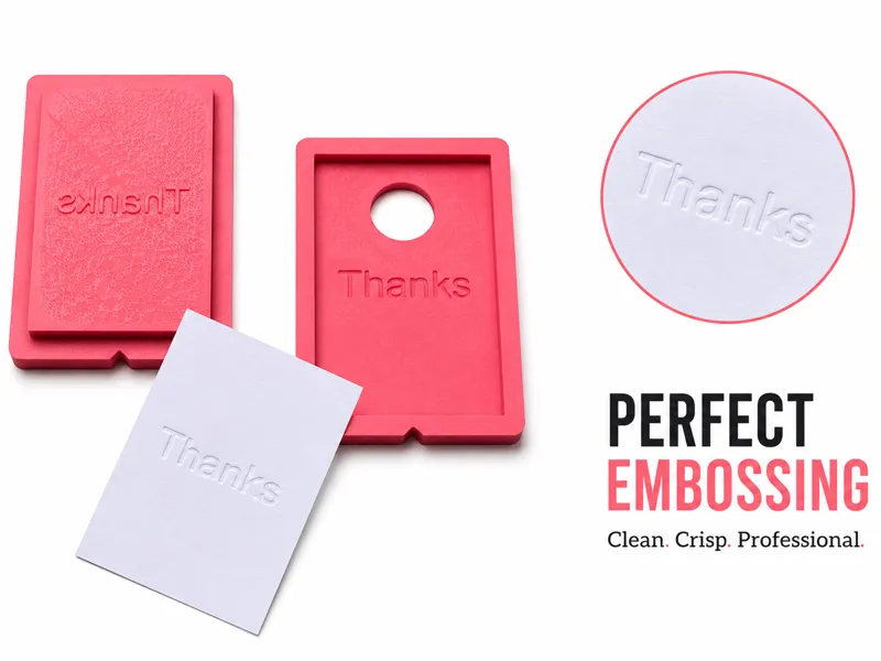 Custom Business Card Embossing Mold – Personalized