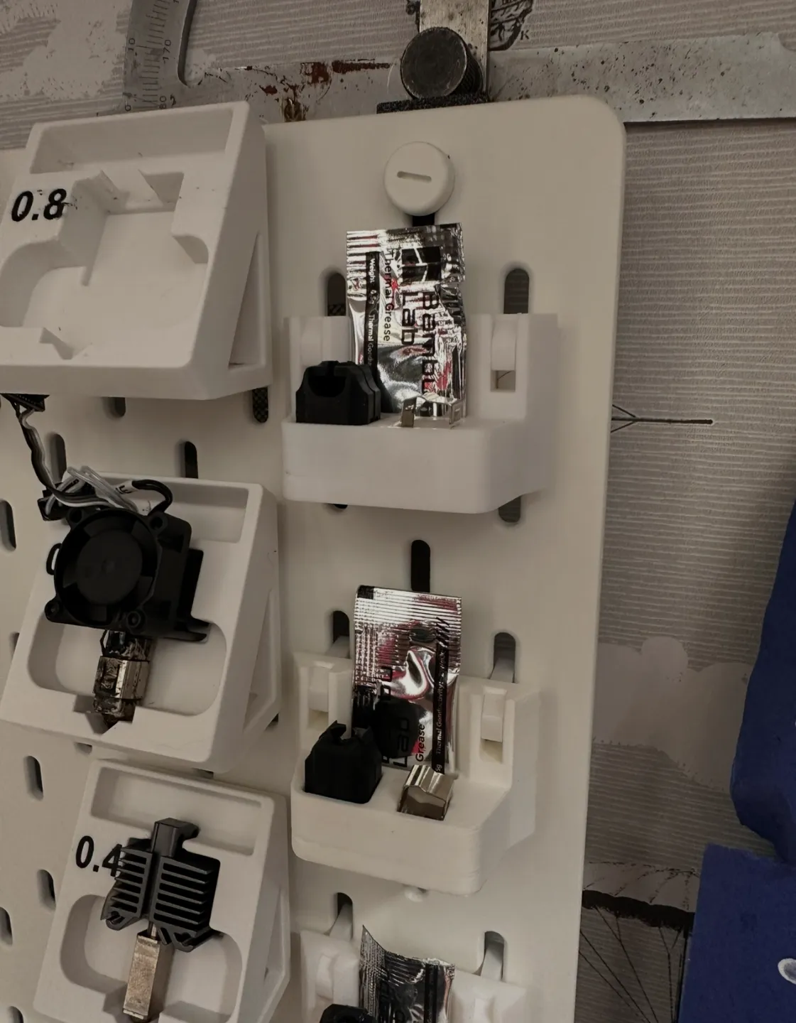 Ultimate Bambulab organizer for IKEA skådis view 4