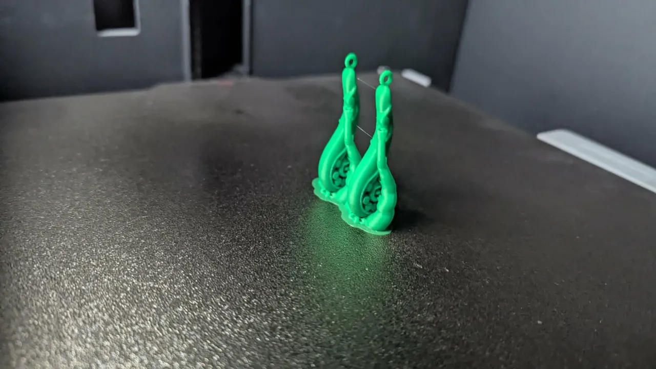 Emerald Fern Earrings view 4