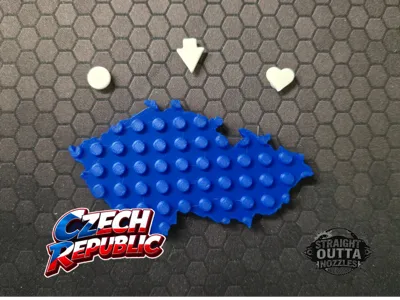 L-E-G-O inspired map "Czech Republic"