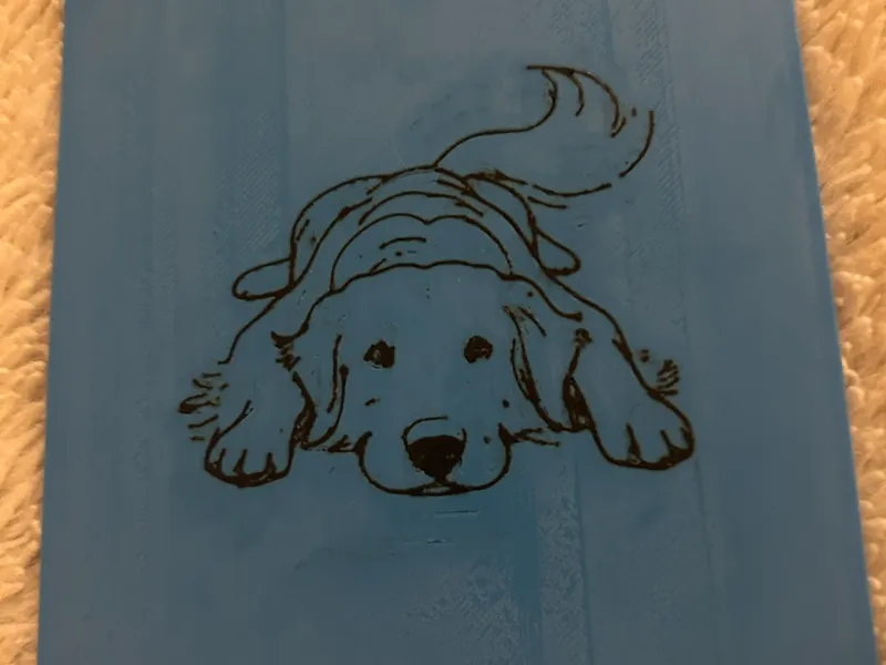 Golden retriever/ English cream coaster