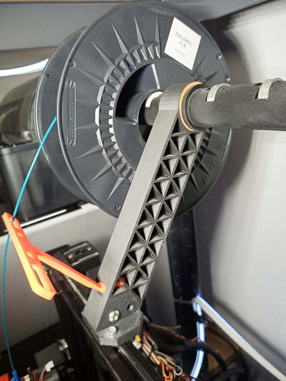 Dual spool holder by @Plko MakerWorld: Download Free 3D Models