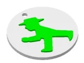 Ampelmänchen grün Anhänger