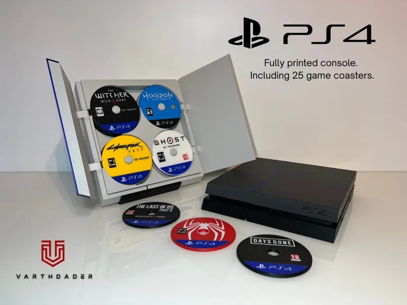 PS4 Console With 25 Game Coasters