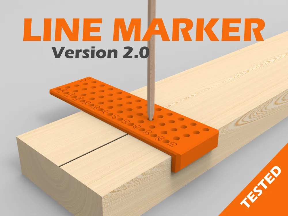 LINE MARKER - DISTANCE MARKER (Version 2.0) by ART TOO - MakerWorld