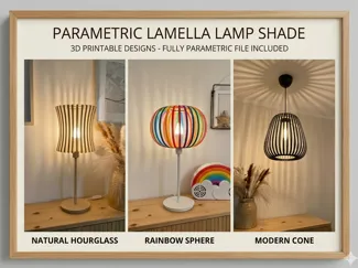 Parametric Lamella Lamp Shade