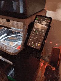 Bambu P1S Magnetic Phone Holder + BLV Riser Mount