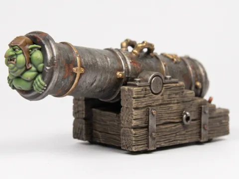 Accesorio para impresora 3D: Fat Goblin / Gretchen stuck in Cannon — referencia de MakerWorld