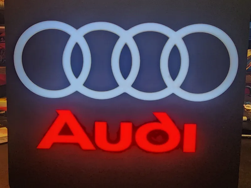Panneau lumineux audi