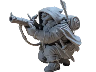DnD Dwarf Male Rifleman