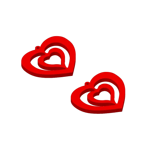 HEART EARRINGS / PENDIENTES CORAZON view 4