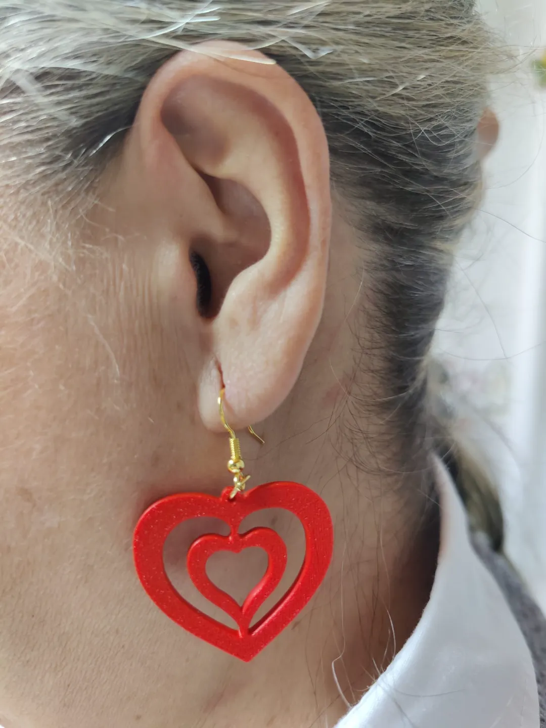 HEART EARRINGS / PENDIENTES CORAZON view 2
