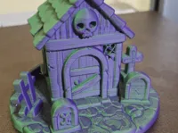 Crypte de cimetière décorative — Halloween — photo 2