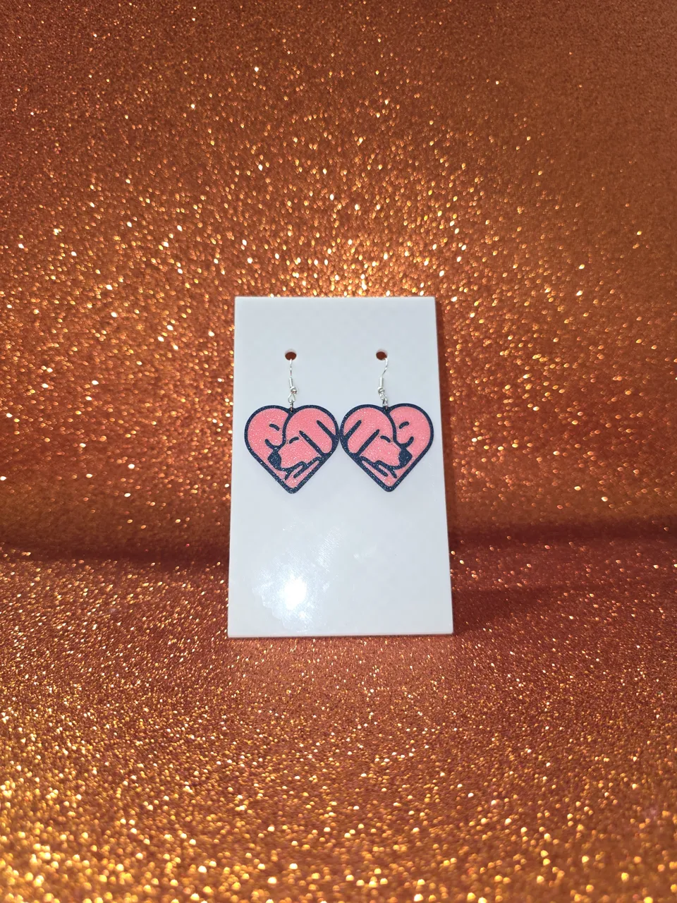 Animal love earrings view 2