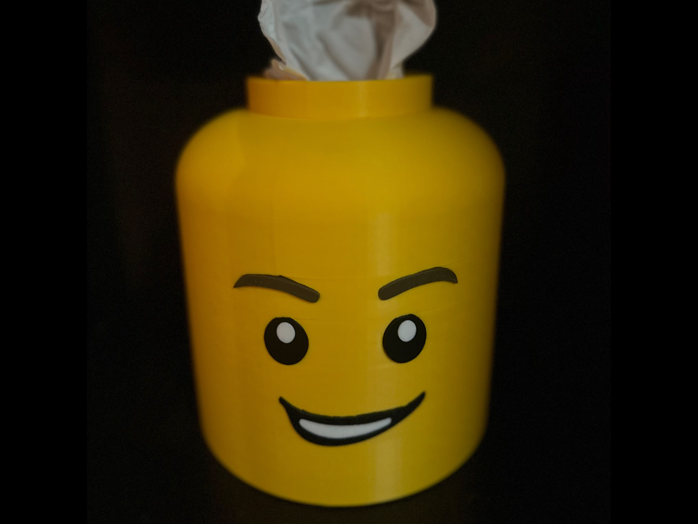 Miniatura 1 do modelo 3D 乐高纸巾盒 乐高人仔 乐高小人 纸巾盒 LEGO 收纳