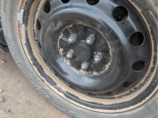 Axel Nut Cover for Steel Wheel Subarus