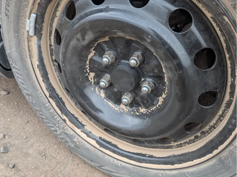 Axel Nut Cover for Steel Wheel Subarus