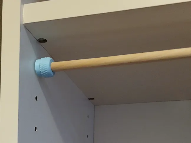 IKEA Billy Bookcase Curtain Rod Adapter