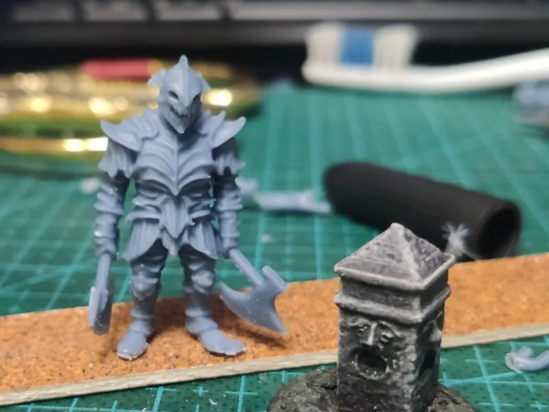 28mm Goblin Knight Miniature Vermis DND Wargame 