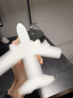 Spinning airplane, no extra part needed
