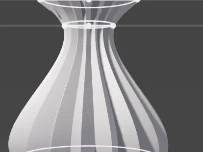 the vase