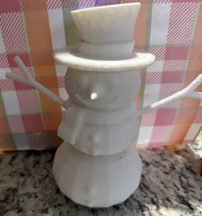 Snowman With Top Hat