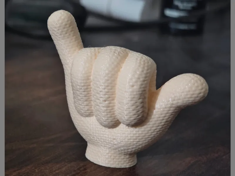Knitted Shaka Hand – Cozy Desk Decor