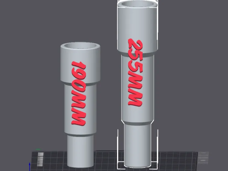 Extended up-rod for A1 AMS lite rotating stand