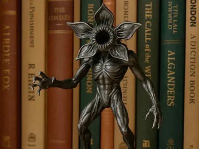 Özel Tasarım Demogorgon Stranger Things Biblo Dekoratif Koleksiyonluk Süs