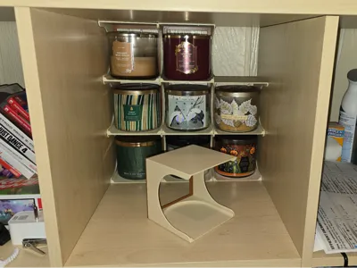 Bath & Body Works 3-wick candle shelves