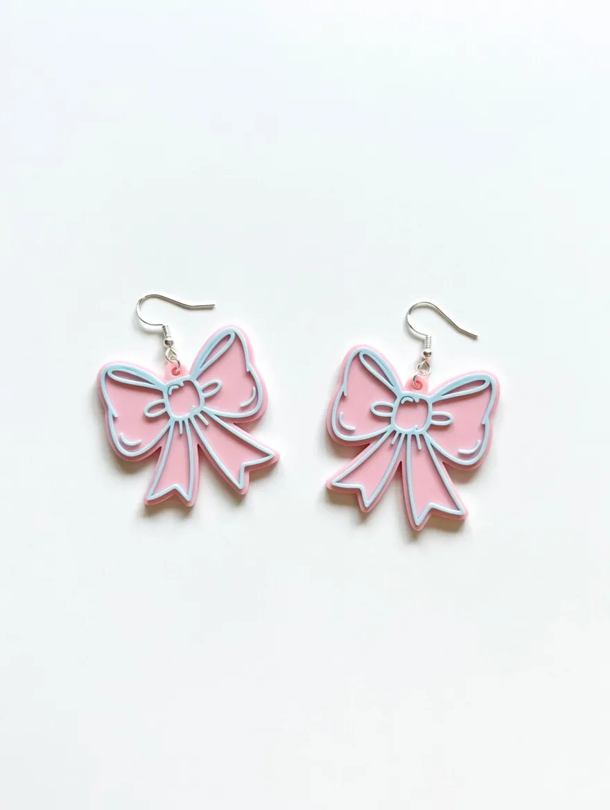 Earrings Bow view 2