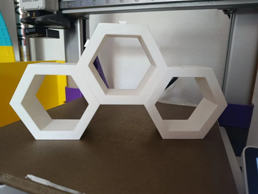 Hexagonal Modular Shelf - Free 3D Print Model - MakerWorld