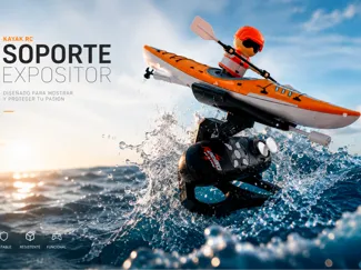 Soporte para HC 810 - Kayak RC boat