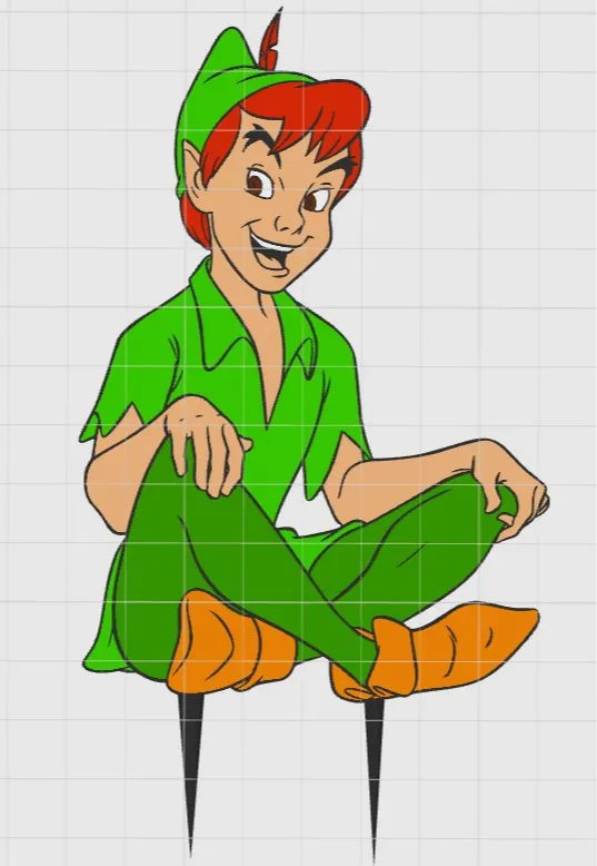Cake Topper Peter Pan 
