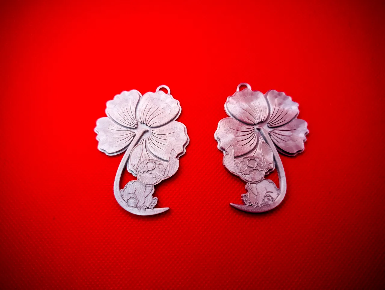Stitch Hibiscus Earrings view 4