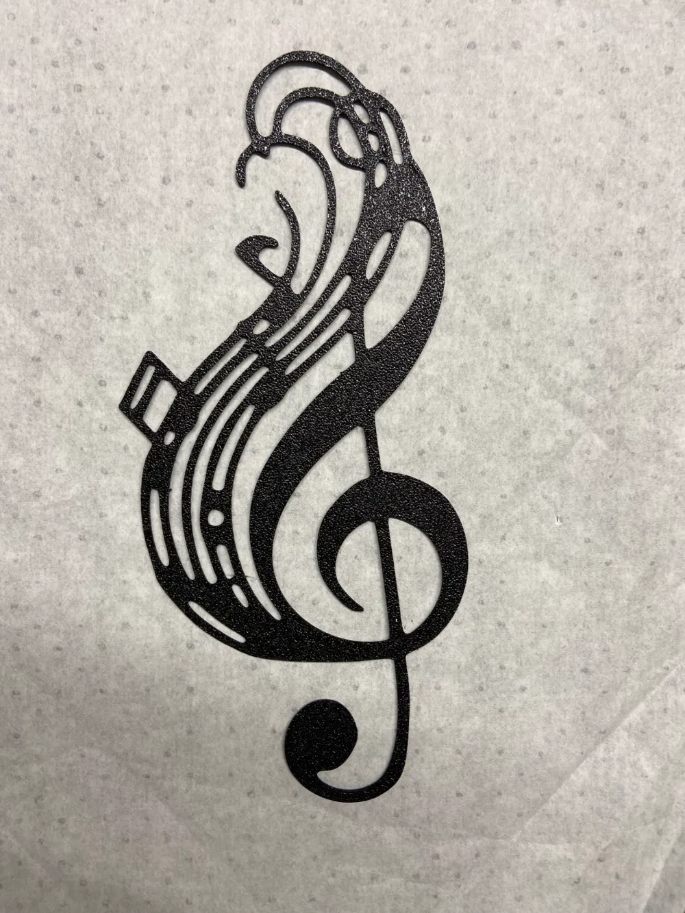 Music Note Wall Block music note wall art by Morganja MakerWorld: Download Free 3D Models