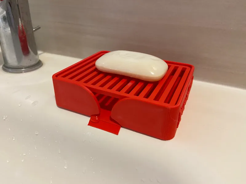 Self Draining Soap Holder