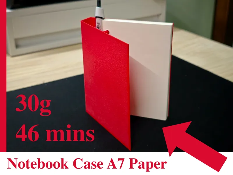 Notebook Case for A7 Paper