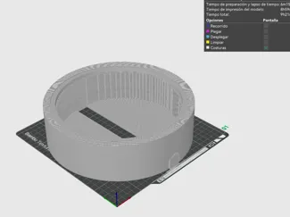 Molde para plafon led 25cm