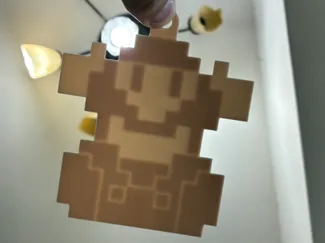 Mario Gameover 單色 方便上色
