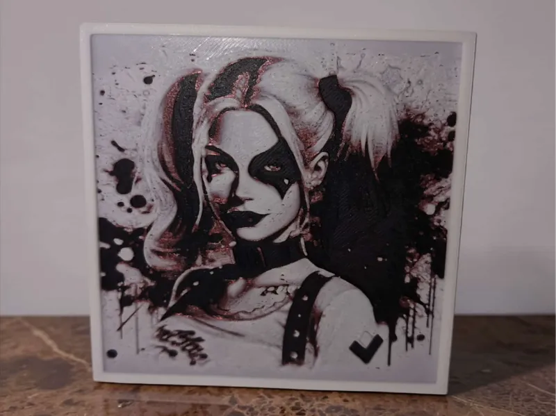 Hueforge harley quinn