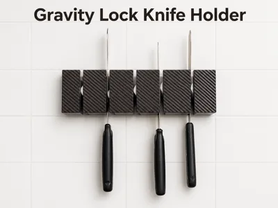 Gravity Lock Knife Holder