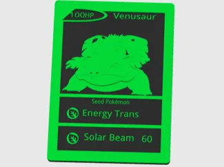 Venusaur Pokecard