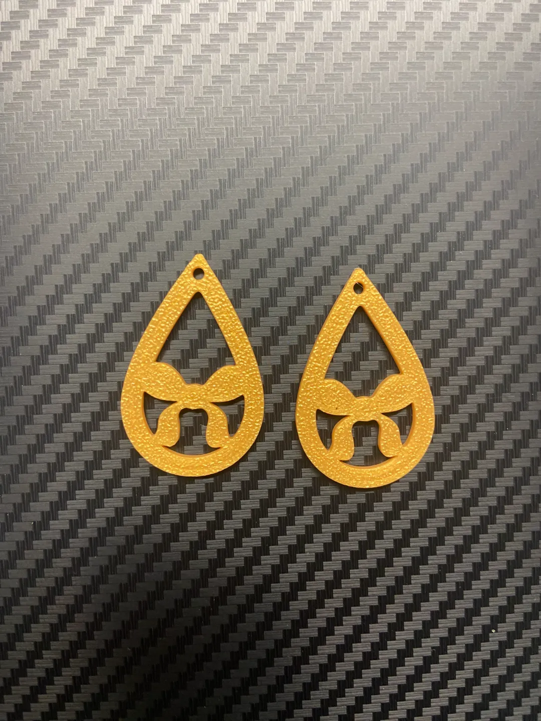 bow earrings view 2