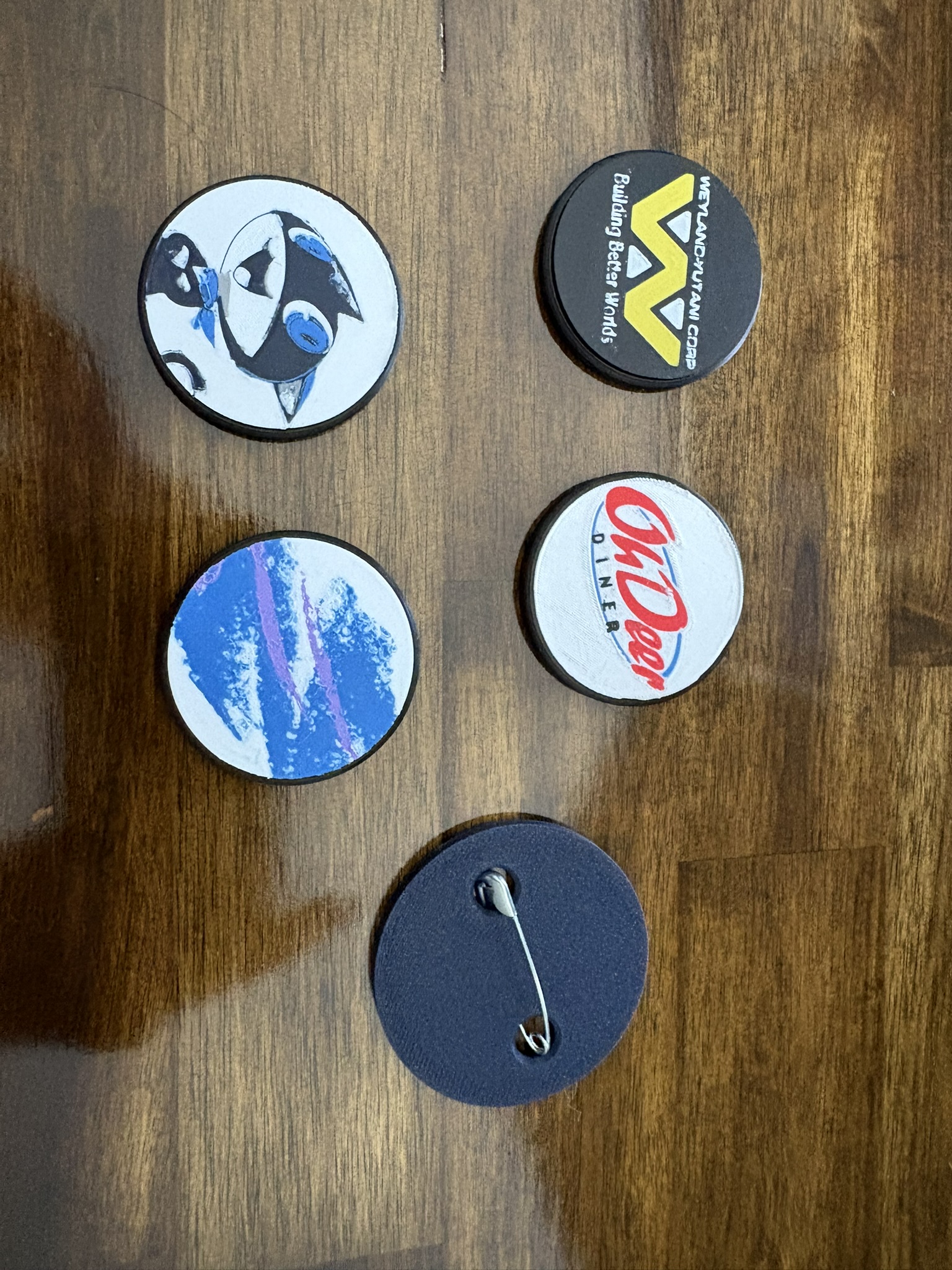 Miniatura 5 do modelo 3D Customizable Pin