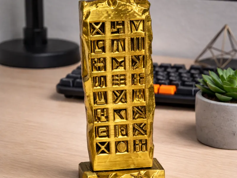 Runic Stone Decor – Viking Rune Display
