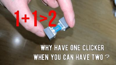 1+1>2 Why have one clicker when you can have two？