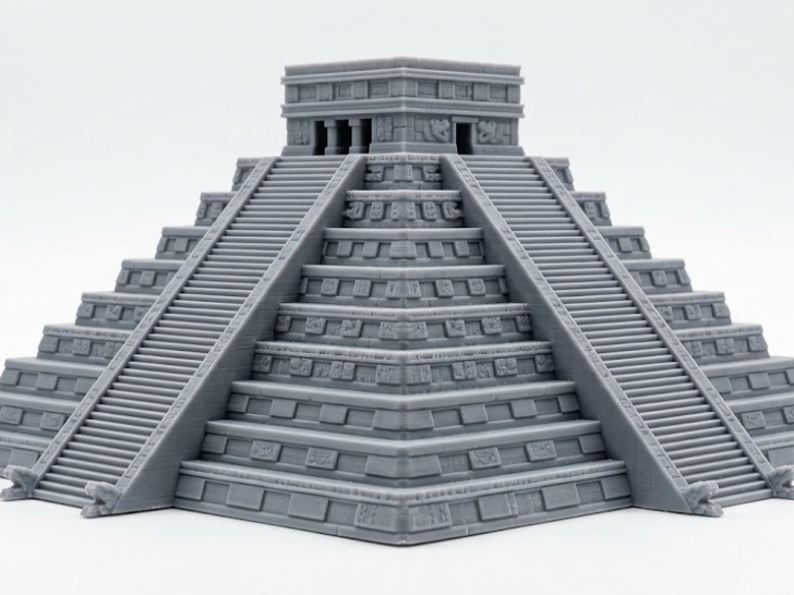 Ancient Mayan pyramid