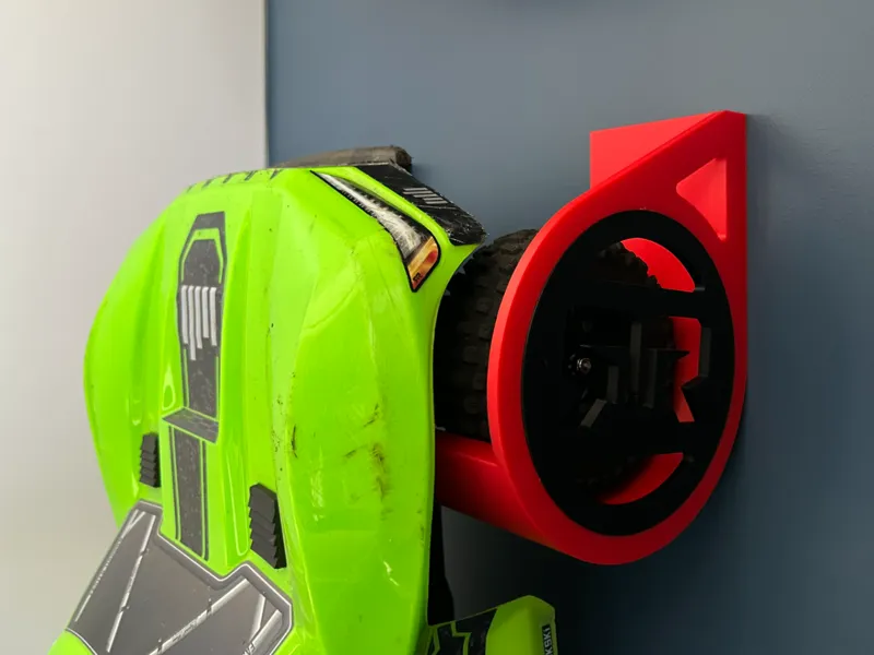 RC car wall mount