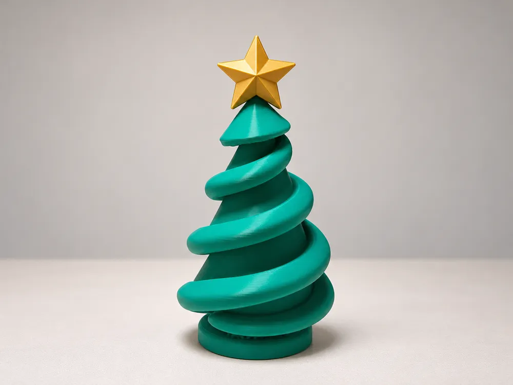 Modern Spiral Christmas Tree – 3D Printable - Free 3D Print Model ...